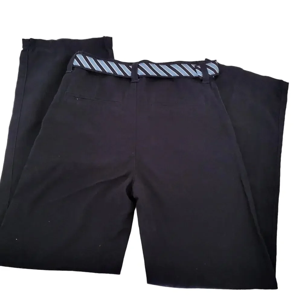 10 New Gymboree navy flat front pants